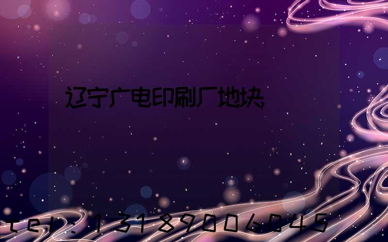 辽宁广电印刷厂地块