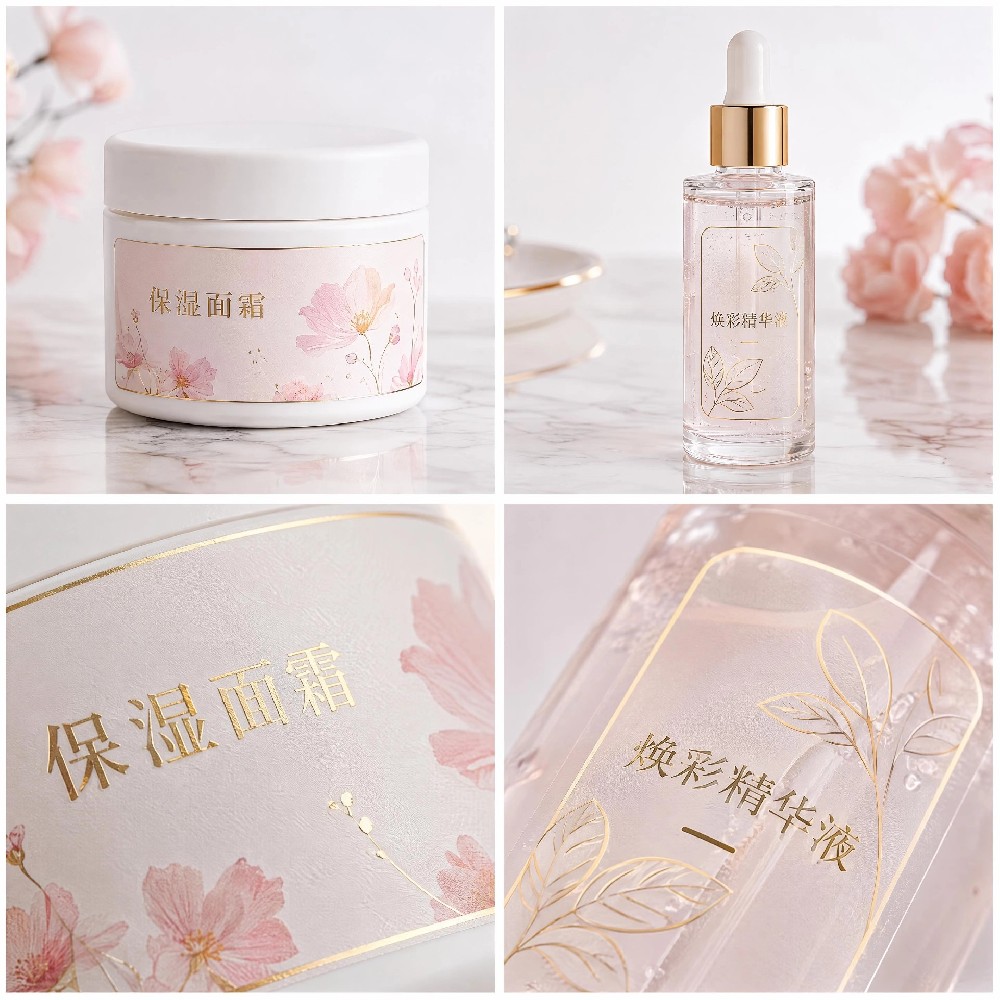 日化美妆不干胶标签定制
